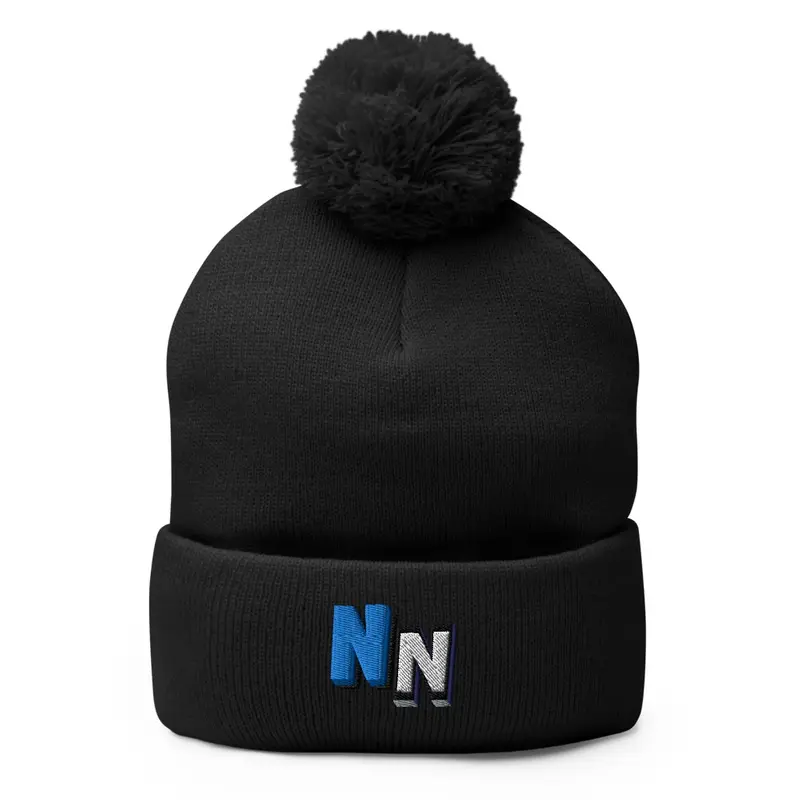 Ninja Nerd Pom Pom Cap