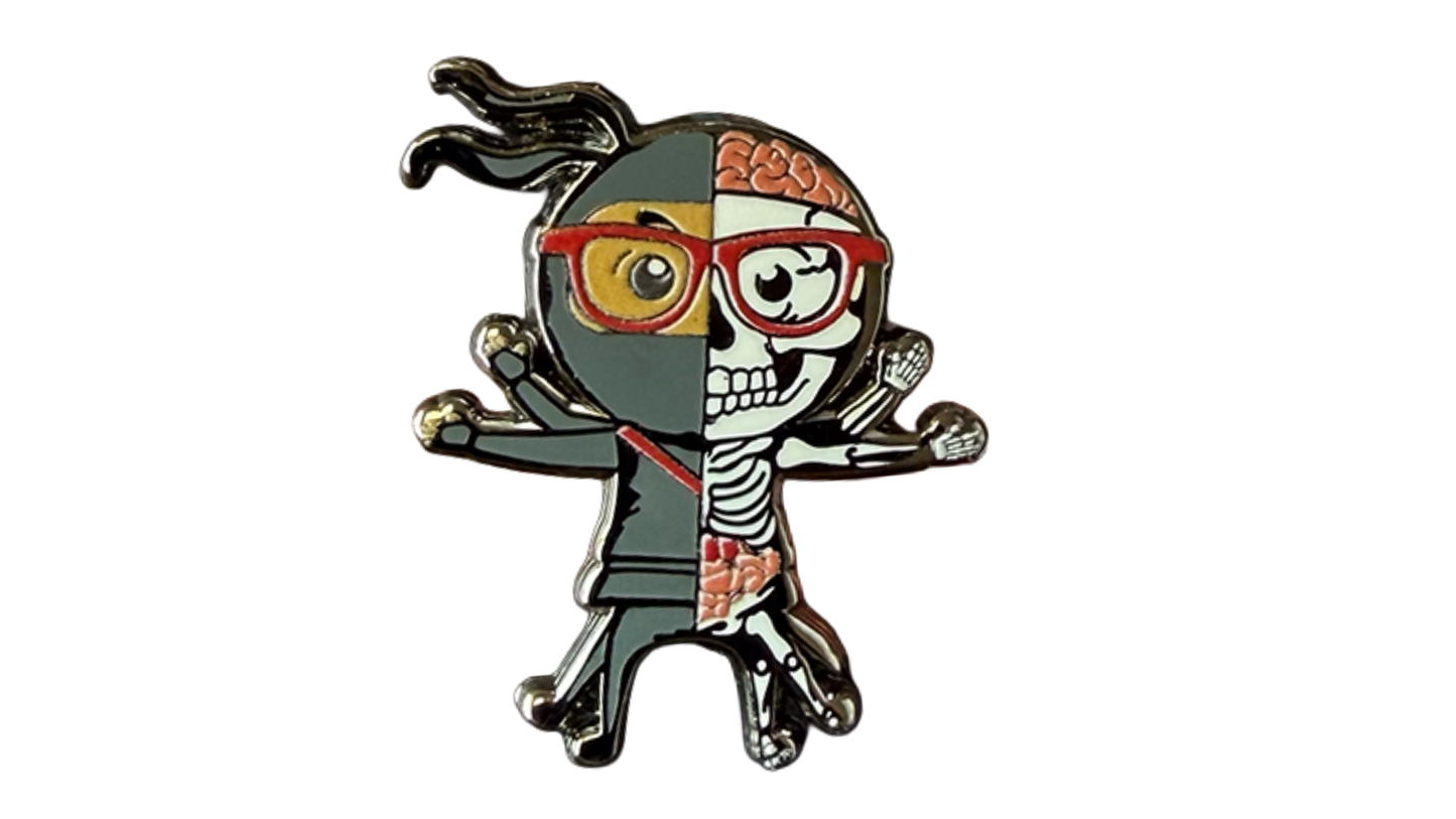 Vitruvian NN: Enamel Pin