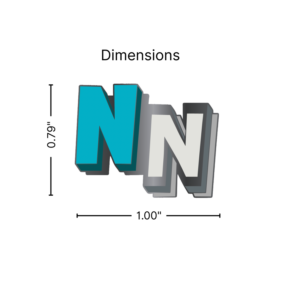 Ninja Nerd Logo Enamel Pin