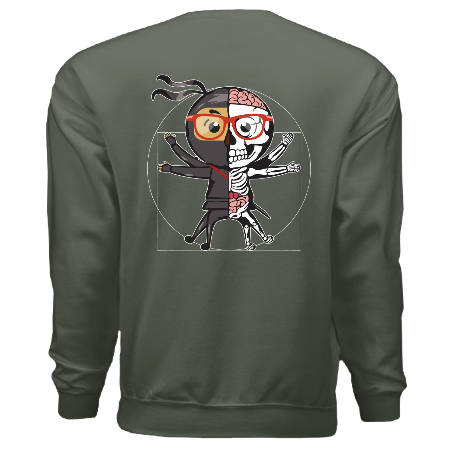 MILITARY GREEN - BACK