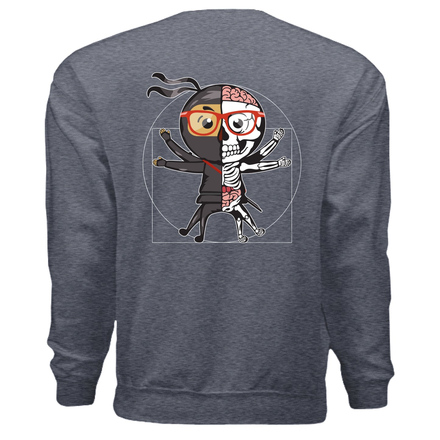 Heather Sport Dark Navy - BACK