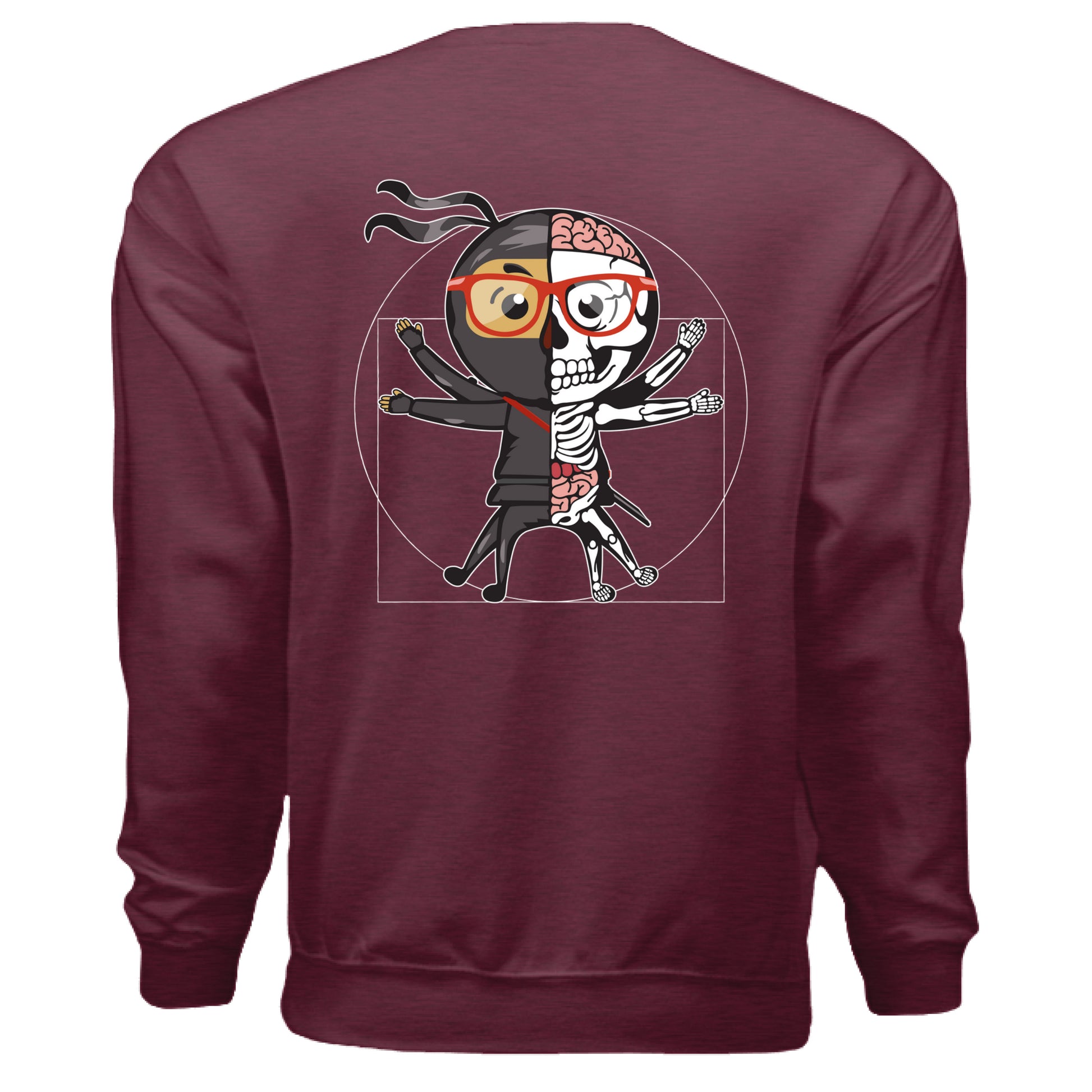 Heather Sport Dark Maroon - BACK