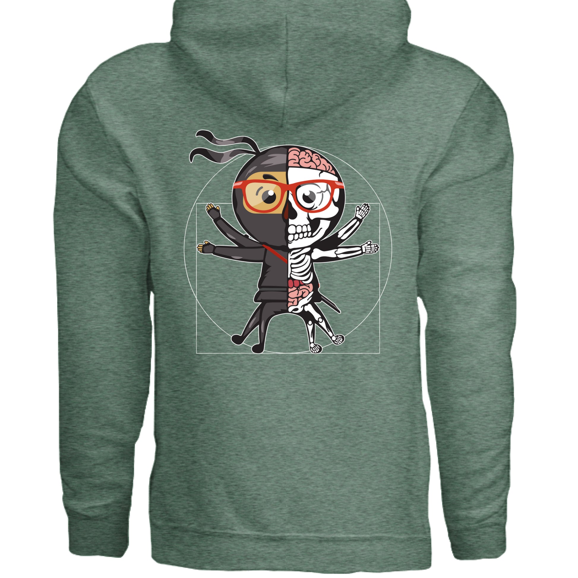 Heather Sport Dark Green - BACK